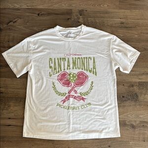 Santa Monica Pickleball Club Graphic Tee XL